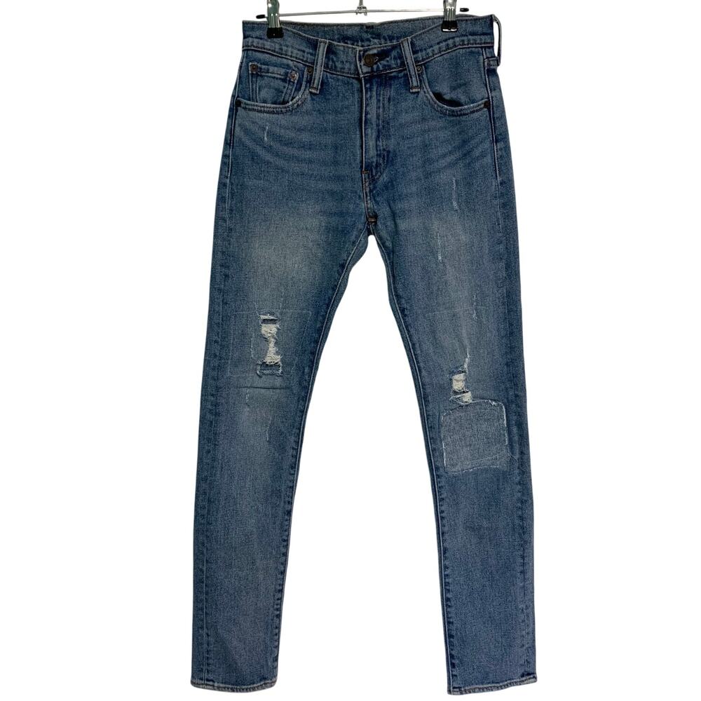 Levi Strauss & Co. Women's 505C Slim Straight Distressed Ripped Jeans 26 x 32
